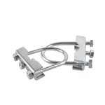 Morsetto 48mm per ruotino anteriore + 2x staffa a U 60 70mm