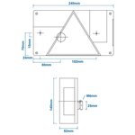 Fanale posteriore sinistro Aspock Multipoint II