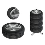 Tappi valvola marcatura pneumatici - Set da 8