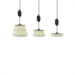 Lampada a sospensione LED pieghevole silicone bianco dia 15cm