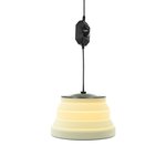 Lampada a sospensione LED pieghevole silicone bianco dia 15cm