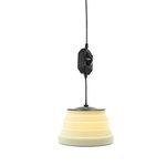 Lampada a sospensione LED pieghevole silicone bianco diam 20cm