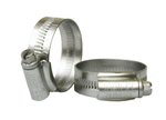 Fascette stringitubo in acciaio inox in robusta valigetta in ABS da 32 pezzi