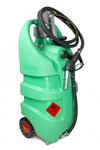 Serbatoio benzina verde 110 litri, pompa manuale