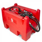 Serbatoio diesel rosso pe 220 litri, pompa 12v