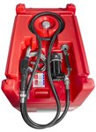 Serbatoio diesel rosso pe 220 litri, pompa 12v