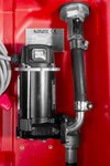 Serbatoio diesel rosso pe 220 litri, pompa 12v