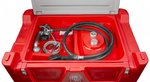 Serbatoio diesel rosso pe 440 litri, pompa 12v