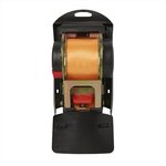 Cinghia di ancoraggio con cricchetto + 2 ganci 450cm 750kg avvolgimento automatico