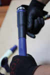 Pistola pneumatica per aspirazione / soffiaggio convertibile 9 pz