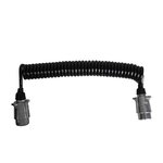 Cavo a spirale 4 5 m con 2x spina 7 poli in metallo