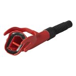 Beccuccio erogatore flessibile rosso in metallo adatto per benzina gasolio