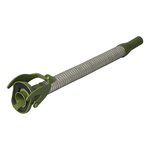 Beccuccio erogatore flessibile in metallo per benzina 20mm
