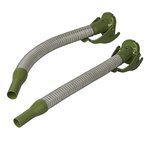 Beccuccio erogatore flessibile in metallo per benzina 20mm