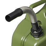 Beccuccio travaso flessibile in metallo adatto per gasolio 25 mm (art. 530090 - 530091 - 530092)