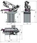 Sega a nastro stazionaria diametro 225 mm - 60°