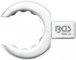Chiave ad anello ad innesto aperto 22 mm sede 9 x 12 mm