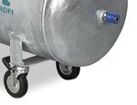 Caldaia 10 bar, 139 kg - 200 litri, zincata con compressore a cinghia, zincato ad olio