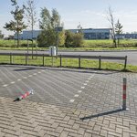 Paletto di parcheggio con serratura