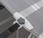 Clip di montaggio per tendalino anti-sventolamento - set da 2 pezzi