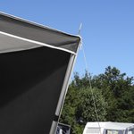 Palo per tenda telescopico 3 pezzi 93-230cm - set da 2 pezzi