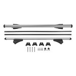 Supporto per barre portatutto per barre portatutto chiuse 120cm alluminio 75kg