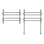 Portapacchi per cani 2x2 tubi metallici