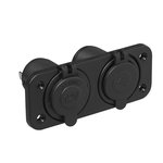 Kit da incasso: presa DIN + porta USB doppia tipo A 2x2100mA