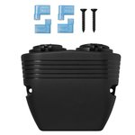 Kit da superficie: presa DIN + porta USB doppia tipo A 2x2100mA