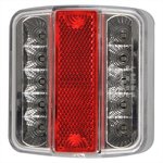 Fanale posteriore 4 funzioni 98x105mm 14LED con EC 5 pin