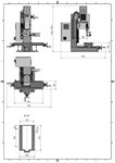 Foratrice e fresatrice 400x210x210x270mm