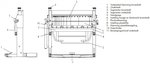 Banco di piegatura 1020mm - lama superiore segmentata