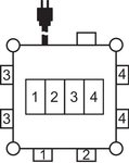 Divisore di flusso compatto in gomma BSV 3/32 2 IP44 2m H07RN-F 5G4.0