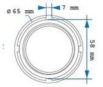 Boccola del dado del cambio (cambio a 8 rapporti) scania 65 mm