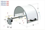 Protezione mandrino 400x220mm