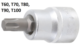Chiave a bussola 20 mm (3/4) profilo a T (per Torx) Chiave a bussola 20 mm (3/4) profilo a T (per Torx)