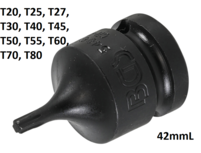 Chiave a bussola (1/2) profilo a T (per Torx) Chiave a bussola (1/2) profilo a T (per Torx)