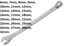 Chiave combinata anello-forchetta Chiave combinata anello-forchetta