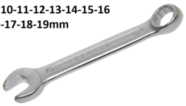 Chiave combinata anello-forchetta, extra corta Chiave combinata anello-forchetta, extra corta