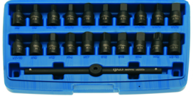 Set di chiavi speciali per carter 10 mm (3/8) 21 pezzi Set di chiavi speciali per carter 10 mm (3/8) 21 pezzi