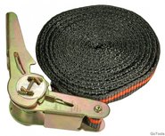 Cinturino di ancoraggio a cricchetto, lunghezza 5 m, larghezza 24 mm Cinturino di ancoraggio a cricchetto, lunghezza 5 m, larghezza 24 mm