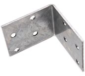 Hoekplaat Joint, 50x50x40x2 mm, gegalvaniseerd Hoekplaat Joint, 50x50x40x2 mm, gegalvaniseerd