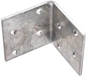 Hoekplaat, joint 40x40x40x2 mm, gegalvaniseerd Hoekplaat, joint 40x40x40x2 mm, gegalvaniseerd