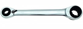 4-in1 Ratchet Wrench, 10x13 - 17x19 mm 4-in1 Ratchet Wrench, 10x13 - 17x19 mm