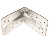 Hoekplaat Joint, 90x90x65x2.5 mm, gegalvaniseerd Hoekplaat Joint, 90x90x65x2.5 mm, gegalvaniseerd