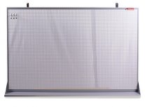 Perfopanel metallo grigio metallizzato 150x94cm Perfopanel metallo grigio metallizzato 150x94cm