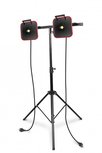 Lampada da cantiere a led su supporto 2x stream 50w, 230v Lampada da cantiere a led su supporto 2x stream 50w, 230v