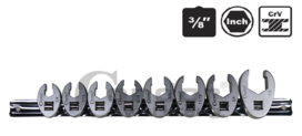 Set di chiavi a piede di corvo, 8 pezzi, 3/8, pollice 3 / 8-7 / 8-7 / 8 Set di chiavi a piede di corvo, 8 pezzi, 3/8, pollice 3 / 8-7 / 8-7 / 8