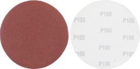 Set di dischi abrasivi per levigatrice 100 corindone 10 pz Set di dischi abrasivi per levigatrice 100 corindone 10 pz