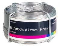 Filo di legatura zincato 1,8 mm 50 mtr-ring Filo di legatura zincato 1,8 mm 50 mtr-ring